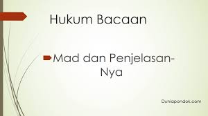 Mad thobi'i ini sering disebut dengan istilah lain sebagai mad ashli. 15 Macam Macam Hukum Bacaan Mad Beserta Penjelasannya