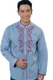 Model baju setelan gamis syari modern terbaru motif bunga. Contoh Gambar Model Baju Muslim Pria Terbaru 2015 16 Baju Koko Simpel Dan Oke Baju Muslim Muslim Pakaian
