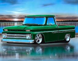 Image result for Green 1966 Truck