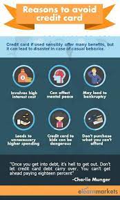 7 Reasons To Avoid Using Credit Cards