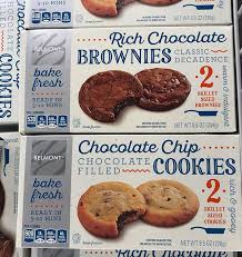 Aldi S Belmont Chocolate Brownies Chocolate Chip Cookies W Chocolate Filled In 2020 Chocolate Chip Cookies Chocolate Filling Food