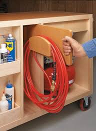 Mobile Air Tool Station Woodsmith Plans Keep Your Air Compressor Tools The Accessories At Hand With Tool Storage Cabinets Garage Organization Air Tools