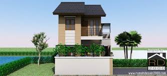 Penyebabnya adalah jalanan yang miring di depan rumah dan keberadaan garasi di paling bawah. Tampak Depan Rumah Minimalis 2 Lantai Rumah Desain 2000