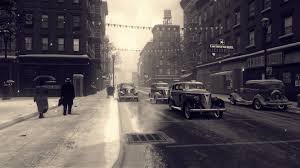 Black Box 1920 X 1080 General 1920x1080 Monochrome Video Games Mafia Ii Car Vintage Classic Car Street City Building Rain Path People Phone Box Umbrel Grayscale Futuristic City City