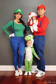 Check out our luigi costume selection for the very best in unique or custom, handmade pieces from our costume hats & headpieces shops. Family Halloween Costume And Themes Easy Diy Tutorials And Ideas Ann Le Do
