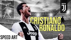 Customize your avatar with the cristiano ronaldo juventus 2018 cristiano and millions of other items. Cristiano Ronaldo Juventus Wallpaper In Photoshop Football Wallpaper Speed Art Youtube