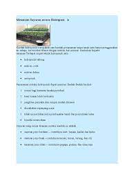 Walaupon begitu, bukan air sahaja yang digunakan, tetapi bahan lain selain tanah juga boleh digunakan sebagai. 7 Cara Menanam Hidroponik Rbt Thn6 050315