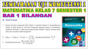 Latihan online penilaian akhir tahun (pat) matematika smp/mts kelas 7 (vii) tahun 2021. Uji Kompetensi 3 Matematika Kelas 7 240 Bab 3 Bentuk Aljabar Youtube