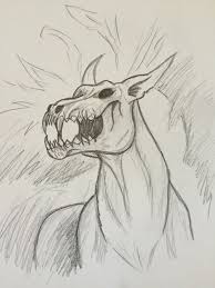 Nightmare Drawing By Lexxi Haage Art Drawings My Arts