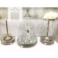Uclu Jardinyer Set Aynali Gumus Renk Sunumluk Dogum Gunu Hastane Bebek Soz Nisan Ev Dekorasyon 328625135 Antika Renkler Bebek Sozleri