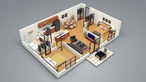 3d Floor Plans 3d Home Design Free 3d Models 3d Home Design House Design Apartment Design