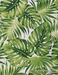 Tropical Fabric Monstera Leaves And Palm Fronds By Hawaiianfabricnbyond A Shop At Etsy Com Tropical Art Print Tropical Art Leaf Art