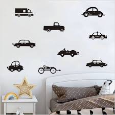 Maybe you would like to learn more about one of these? Classic Black Car Motorcycle Truck Wall Sticker For Kids Room Vintage Racing Car Wall Art Retro Vinyl Murals Stickers Home Decor Buy At The Price Of 8 50 In Aliexpress Com Imall Com