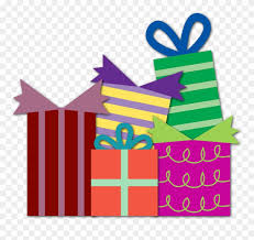 Top view with copy space. Happy Birthday Presents Birthday Presents Transparent Background Clipart 6740 Pinclipart