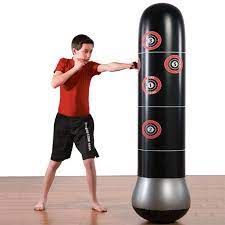 4.7 out of 5 stars with 6 ratings. Inflatable Punching Bag With Air Pum For Kids 5 25ft Heavy Boxing Bag For Kids And Adults Freestanding Safe And Durable Simple To Use Ideal For Indoor And Outdoor Walmart Com Walmart Com