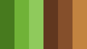 Hexadecimal is mostly used for using in paint programs and websites. Minecraft Game Color Scheme Brown Schemecolor Com