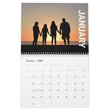 2021 A Year In Our Life Black Cover Photo Calendar Zazzle Com In 2020 Photo Calendar Cover Photos Personalized Photo Gifts