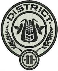 District 11 Logo Embroidery Design Hunger Games Logo Hunger Games Districts Hunger Games Symbol
