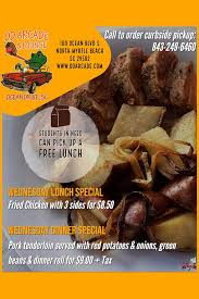 Wednesday Lunch Dinner Specials In 2020 Special Dinner Lunch Specials Myrtle Beach