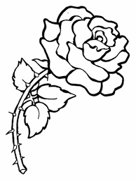 A smiling flower with petals and a thick stem; Free Printable Flower Coloring Pages For Kids Best Coloring Pages For Kids
