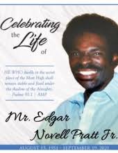 Obituary information for Edgar N Pratt Jr