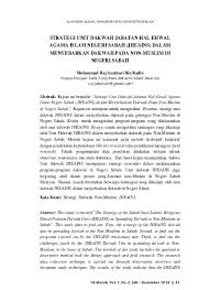 Sebarang pengambilan terbaru kerja kosong jheains akan dikemaskini disini dari masa ke semasa. Strategi Unit Dakwah Jabatan Hal Ehwal Agama Islam Negeri Sabah Jheains Dalam Menyebarkan Dakwah Pada Non Muslim Di Negeri Sabah