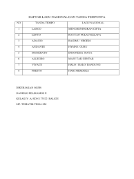 We did not find results for: Daftar Lagu Nasional Dan Tanda Temponya