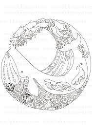 Humpback Whale Coloring Page Mammals Whale Coloring Pages Mandala Coloring Pages Coloring Pages