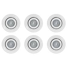 Match wires of like colors to. Portfolio Set Of 6 Gimbal Trim Recessed Lights 3 White 105851 029 Rona