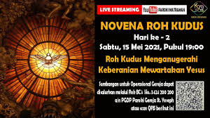 Novena roh kudus ini dilaksanakan selama sembilan hari, mulai pada hari dilanjutkan dengan rosario roh kudus … hari kedua. Live Streaming Novena Roh Kudus Ke 2 Sabtu 15 Mei 2021 Pukul 19 00 Youtube