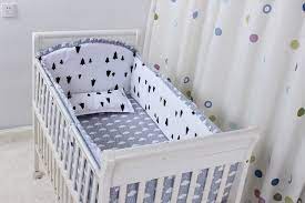You may have your heart set on using your grandma's antique bassinet, but there's a lot to consider when investing in a baby crib. 6pcs Baby Cot Bedding Set Cribs For Babies Baby Bedding Cuna Colecho Safety Crib Bed Fence 4bumpers Sheet Pillow Cover Bedding Set Crib Crib For Babiescot Bedding Set Aliexpress