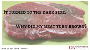 Raw pork chops that have spoiled will have a sour smell to them, look dull in color, or might be slimy in texture. Mom At The Meat Counter It Turned To The Dark Side Why Did My Meat Turn Brown