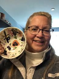 It's time for another #SpecialCollections sneak peek as we continue  highlighting the Catawba pottery within our Robert Dale Mitchell  Collection! Pictured is a loving cup created by artist Viola Robbins (2001).