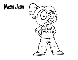 Mean Jean Coloring Page Team Unthinkables Superflex Social Thinking Social Thinking Social Skills Groups Social Skills Curriculum