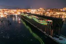 Lasers on the Ore Dock