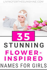 Stunning And Uncommon Flower Names For Girls Flower Names For Girls Beautiful Flower Names Girl Names