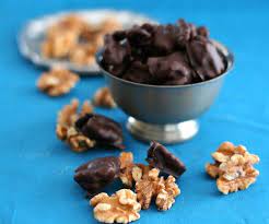 Dark Chocolate Covered Walnuts Recipe On Yummly Yummly Recipe Low Carb Chocolate Low Carb Candy Chocolate Covered Nuts
