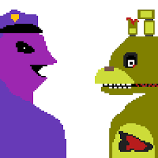 Springtrap is an early model of a bonnie suit (as he is referred to as spring bonnie by the phone guy on night 5 and by a kid in. Pixilart Purple Guy Springtrap By Foxy Fnaf