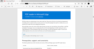 Injury to persons and damage to the lamp and/or the mounting surface may result if the lamp is pulled from the surface. Pdf Reader In Microsoft Edge Microsoft Docs