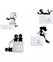 Whimsical themed switch plates, wall plates, switch covers, outlet covers Cute Panda Drawing On Switchboard Novocom Top