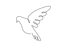 Choose from our enormous range of designs, sizes and paper types and get yours today! Dove One Line Drawing Continuous Hand Drawn Bird Animal Flying Good For Poster Logo Emblem And Banner 1958014 Vector Art At Vecteezy