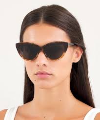 NEW SAINT LAURENT SL M81 004 WOMEN SUNGLASSES SLM81 BROWN GREY EYEWEAR