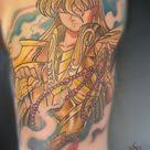Golemtattoo Tatouage Chevalier Du Zodiaque Shaka Saint Seya Www Golemtattoo Com Tattoo By Laurian Ro Tatouages Fille Tatouage Cou Idees De Tatouages
