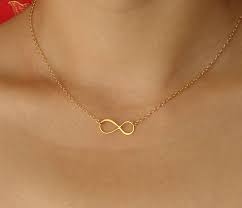 Infinity Necklace Gold Infinity Charm Gold Infinity Bridal Etsy Infinity Necklace Gold Infinity Necklace Gold Wedding Jewelry