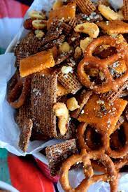 Christmas Eve Savoury Snack Mix Lord Byron S Kitchen Snack Mix Savory Snacks Christmas Snacks Savory