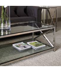 Neptune manhattan chrome and glass coffee table 120cm square, over £1k in store. Neptune Manhattan 120cm Coffee Table