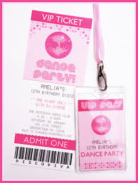 Dance Party Printables Invitations Decorations Meisjes Verjaardagsfeestjes Disco Feest Kinderfeestje
