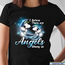 I Believe There Are Angels Among Us Snoopy Shirt Snoopy Shirt Dog Shirt Diy Shirts