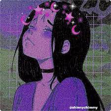 Aesthetic wallpapers rainbow purple pink anime palm mihr leaves light sleazeburger background retro cave backgrounds lire insta read neon. Cute Edgy Anime Pfp Novocom Top