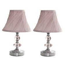 Glass pineapple touch table lamp white minisun 29 99. Pair Of Modern Polished Chrome And Pink Touch Table Lamps With A Pleated Shade Buy Online In Guernsey At Guernsey Desertcart Com Productid 166659962
